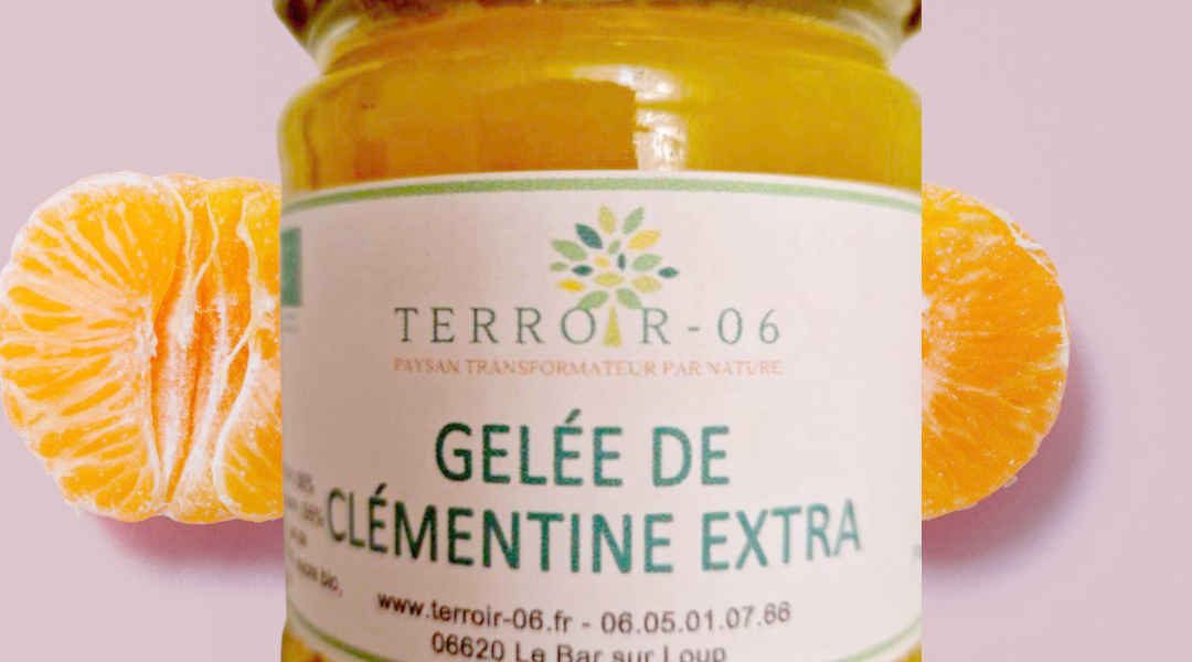 gelee clementine extra bio producteur local cote dazur alpes maritimes 06