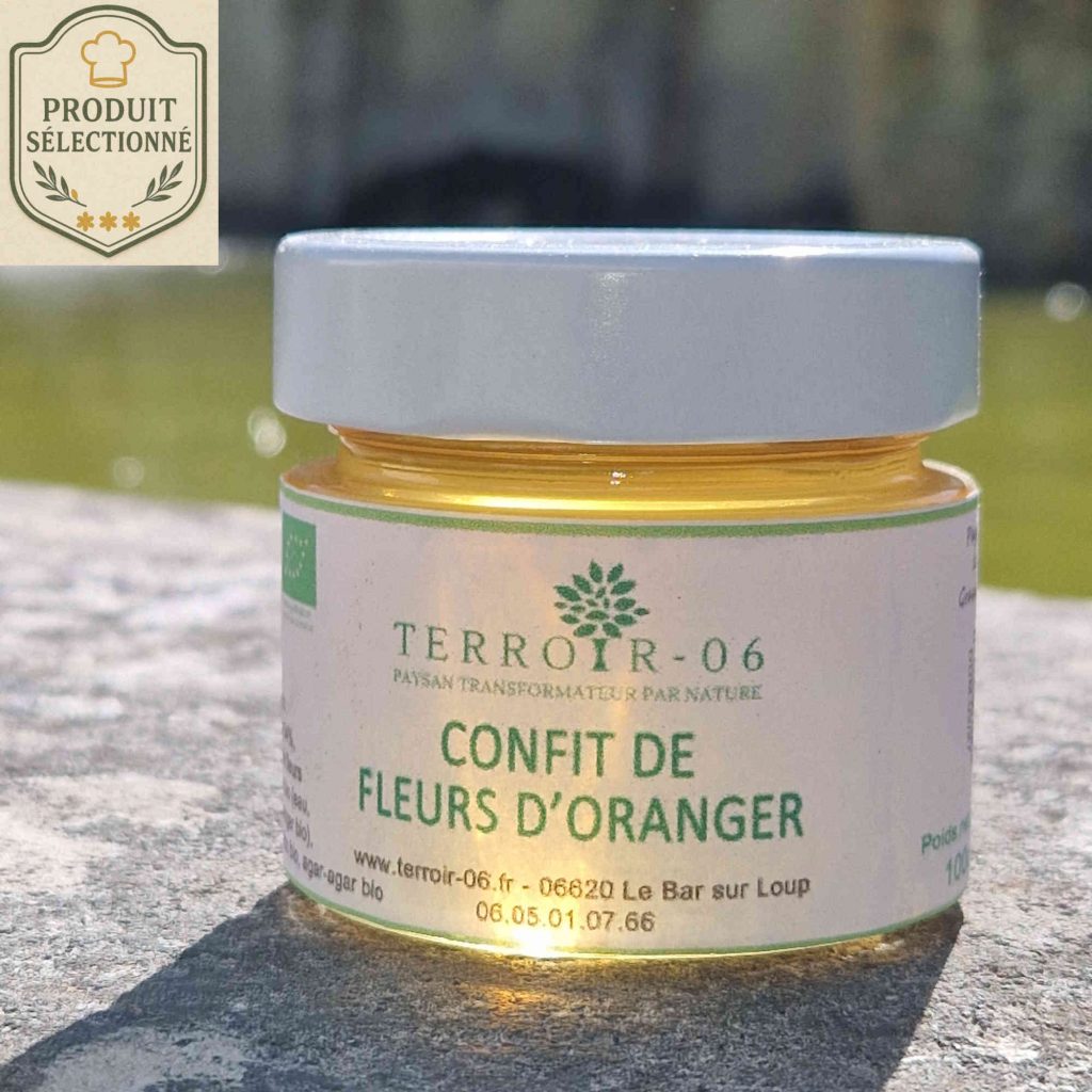 confit fleur oranger bio producteur grasse cote dazur 06
