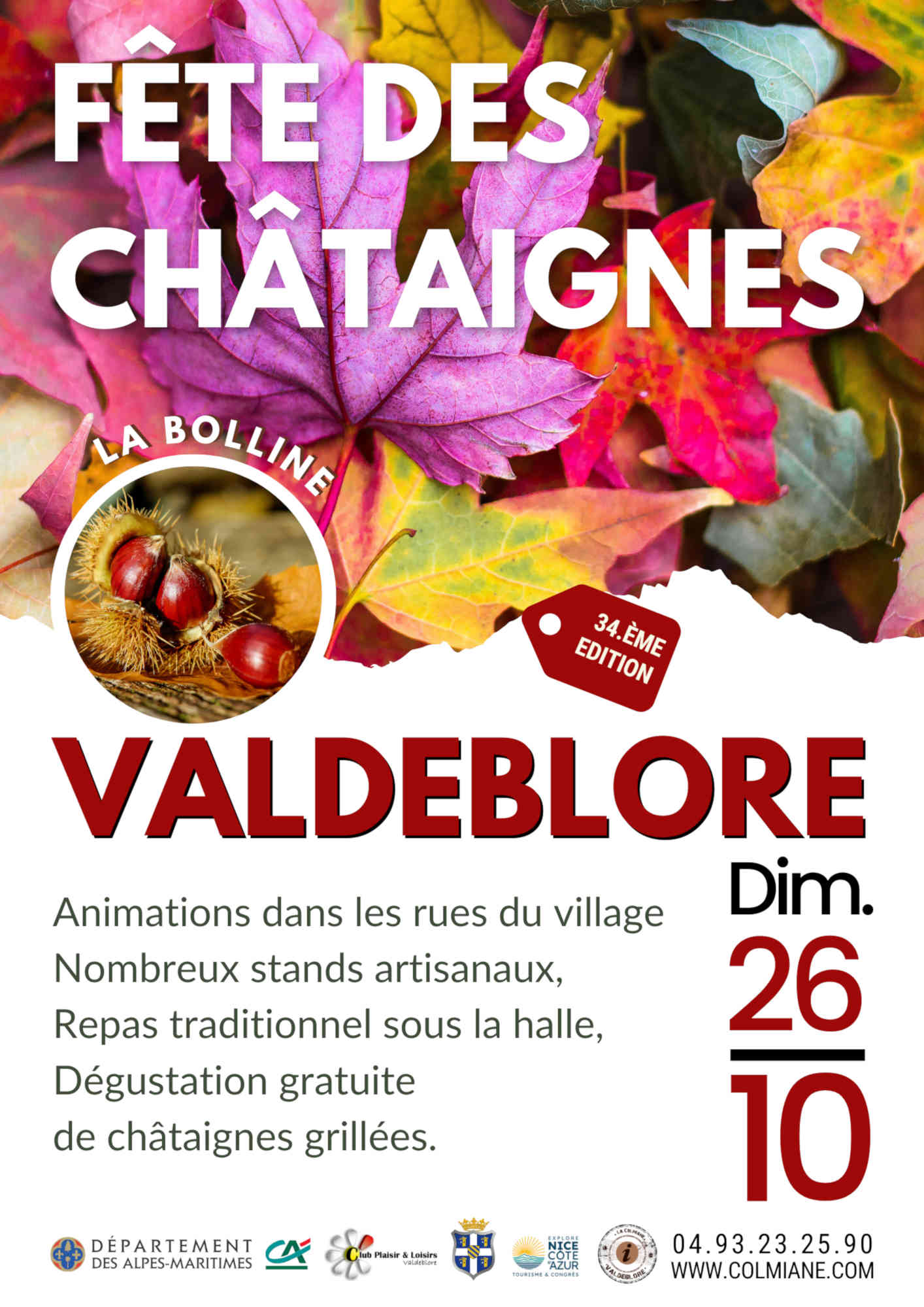 fete chataigne valdeblore marche producteur idees sorties bio local agenda