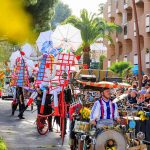 Défilé fleuri lors de la Fête du Mimosa à Mandelieu-La Napoule 2026