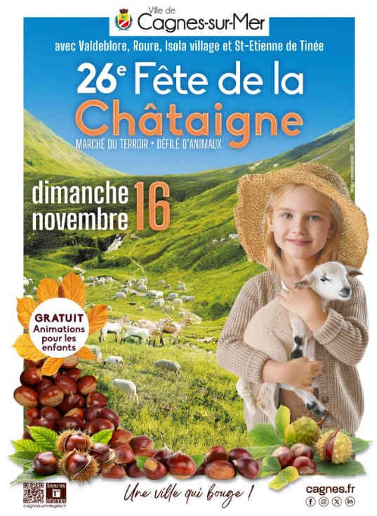 fete de la chataigne, cagnes sur mer, acheter produits locaux et du terroir, alpes maritimes, cote d'azur, 06