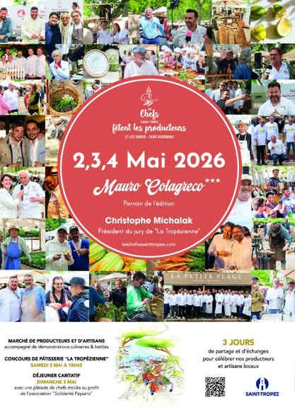 Les Chefs à St Tropez, Terroir-06 participe à se rendez-vous incontournable des amoureux de la gastronomie