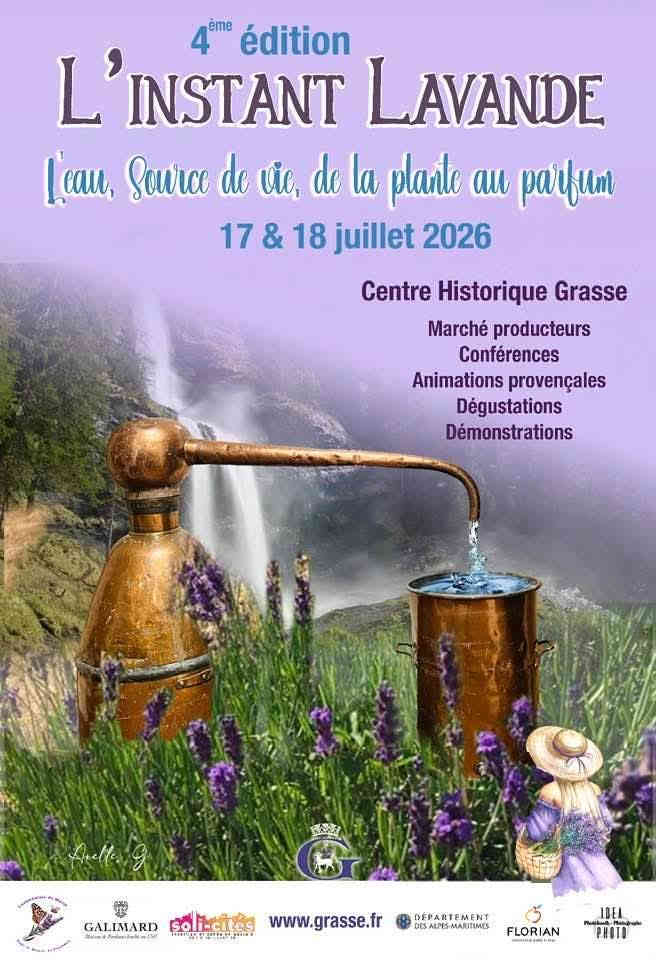 Instant lavande à Grasse, marché des producteurs du Pays de Grasse, démonstrations de distillation