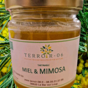 Organic mimosa-flavored honey</br>