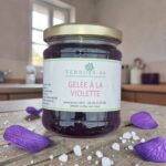 gelée à la violette, plaisir gourmand