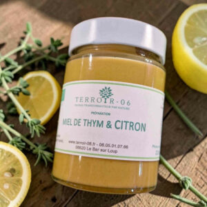 Miel de thym aromatisé au citron AB