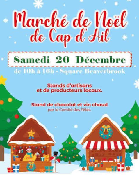 Marché de Noël de Cap-d'Ail dans les Alpes-Maritimes