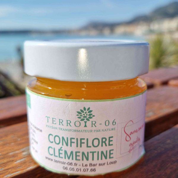 gelée de clementine bio sans sucres ajoutés, producteur artisanal et local dans les Alpes-Maritimes