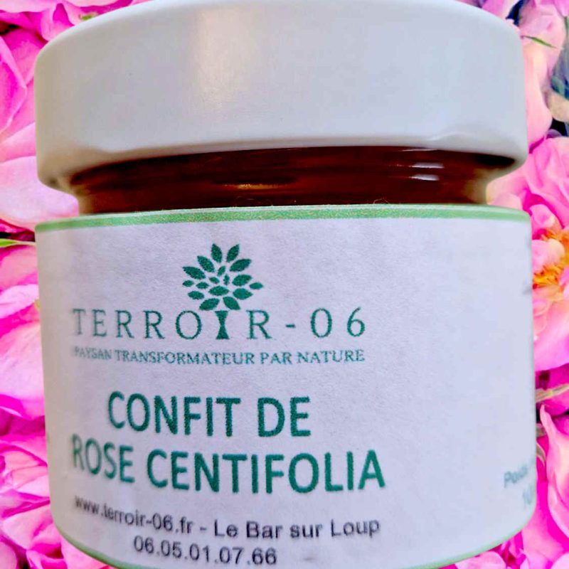 confit confiture rose producteur bio grasse cote dazur