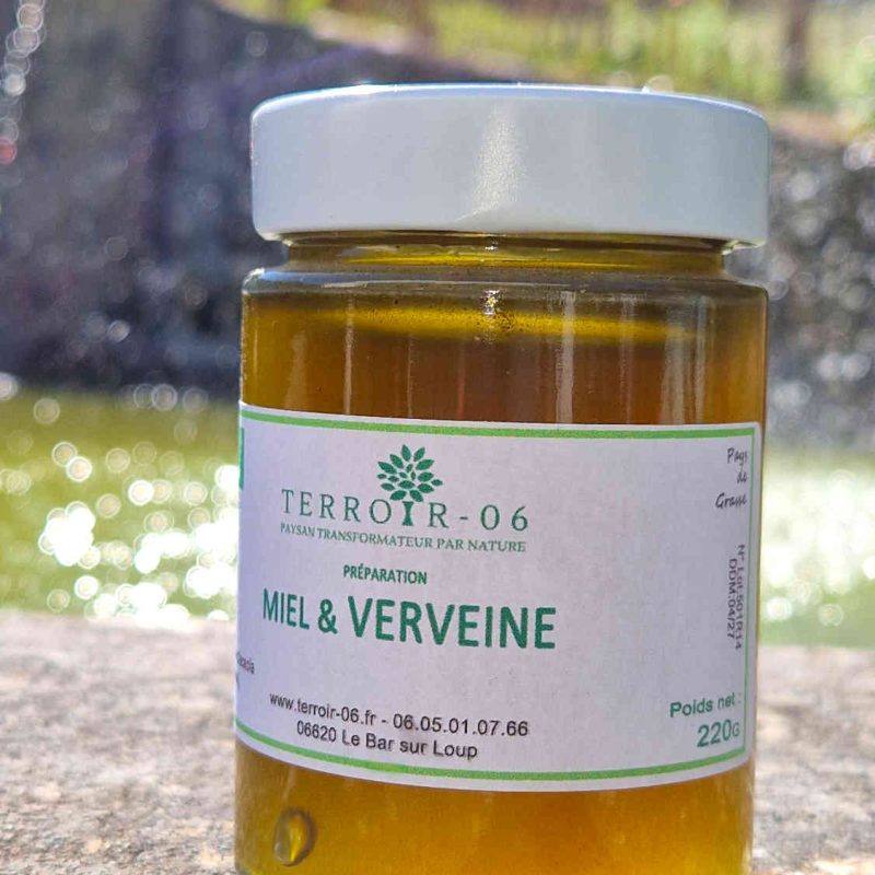 miel aromatisé verveine bio alpes maritimes paca france producteur grasse
