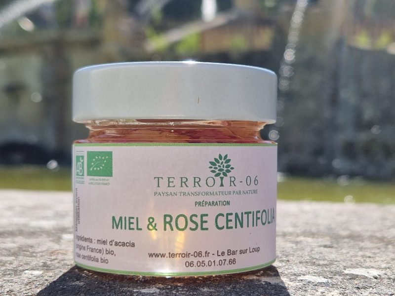 miel aromatise rose producteur bio alpes maritimes paca cote dazur