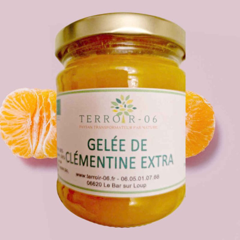 gelee clementine extra bio producteur local cote dazur alpes maritimes 06