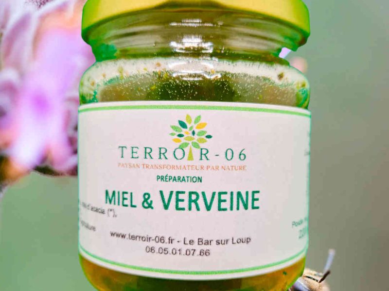 verbena flavored honey producer 06 cote d'azur grasse alpes maritimes cannes